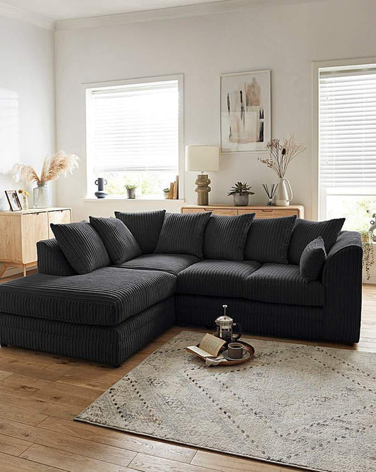 Jumbo Cord Dylan Sofa Collection – 3-Seater, 2-Seater, 4-Seater, L-Shaped, Corner, & More