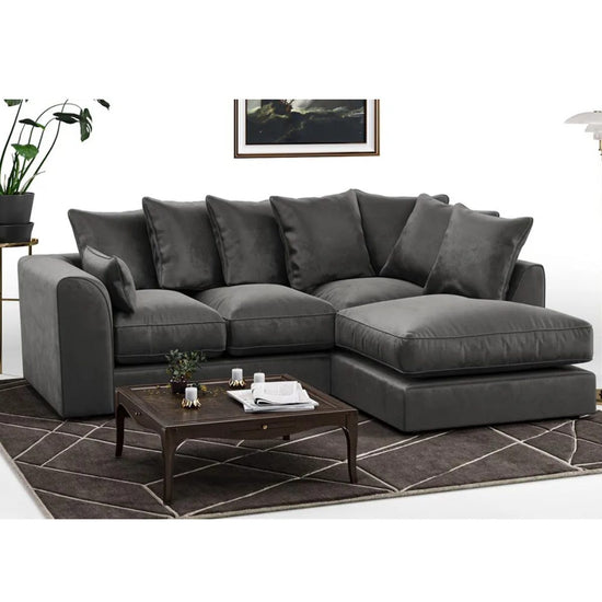 Plush Velvet Dylan Sofa Collection – 3-Seater, 2-Seater, 4-Seater, L-Shaped, Corner, & More (Easy to clean)